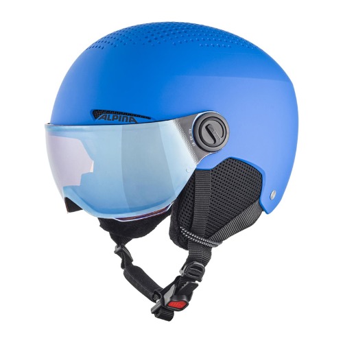 2223 알피나 아동 바이저 헬멧 ALPINA  ZUPO VISOR Q-LITE 편광라이트 BLUE MATT