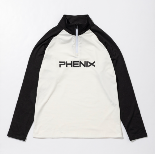 피닉스 여성 티셔츠 22/23 PHENIX RETRO70  1/2 ZIP TEE + WT