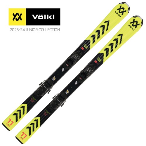 2324 뵐클 아동 스키 VOLKL Racetiger Jr Yellow  130/140/150+7.0 VMotion Jr. R