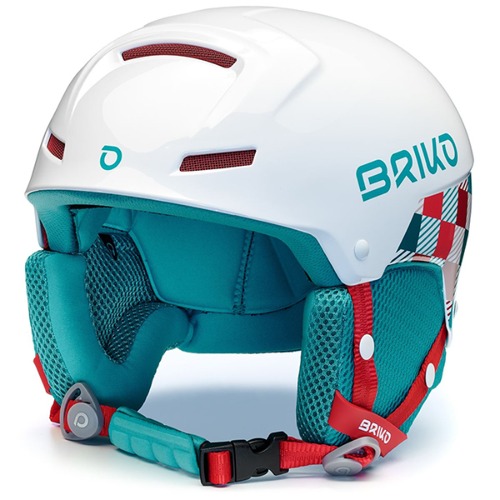 [21/22] 브리코 헬멧 BRIKO MAMMOTH MULTI IMPACT WHITE COLORS CHECKERS