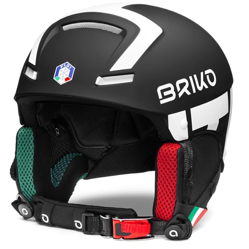 [21/22] 브리코 헬멧 BRIKO FAITO 2.0 FISI MATT BLACK / WHITE