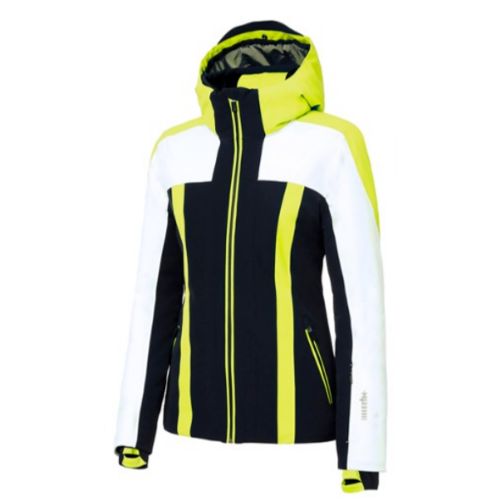 알에이치플러스 여성 스키자켓 Rh+ MOOS W Jacket BLACK/ACID GREEN/WHITE
